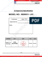 Global LCD Panel Exchange Center TFT LCD Approval Specification