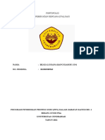 Format Portofolio Pembuatan Rencana Evaluasi