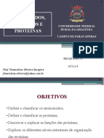 Aula 05 - Aminoácidos, Peptídeos e Proteínas