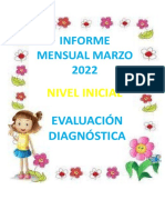 INFORME EVALUACIÓN-DIAGNÓSTICA