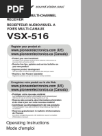 Noriko Owner's Manual for AVR-4310 - Audio Products Australia