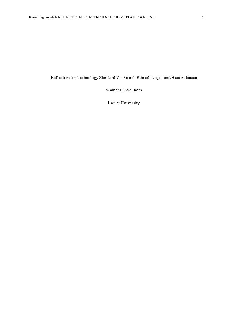 Reflection tf6 Edld5306 w5 | PDF | Educational Technology | Teachers
