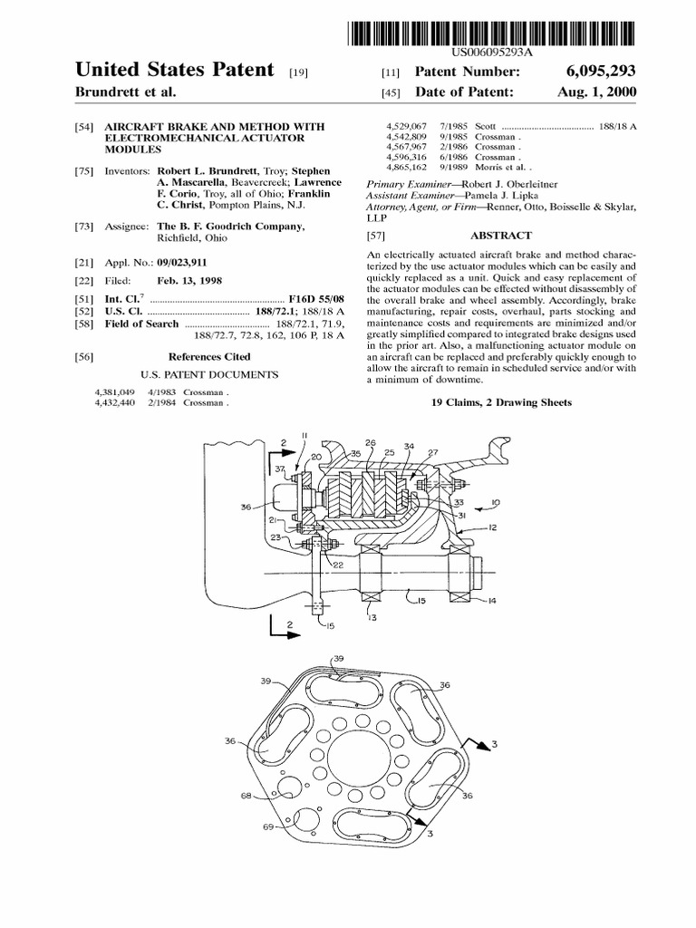 Aircraft Brake and Method With Electromechanical Actuator Modules PDF