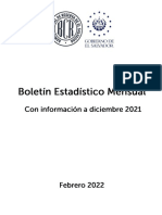 Boletín Estadístico Mensual: Resumen Económico y Financiero