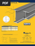 Tabela de Bitolas - Perfis I e H