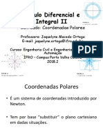 Cálculo Dif. Int. II - Coordenadas Polares