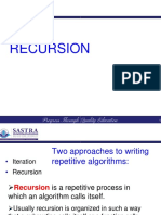 Recursion Recursion: Progress Through Quality Education Progress Through Quality Education