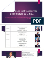 Los Últimos Cuatro Gobiernos Democráticos de Chile