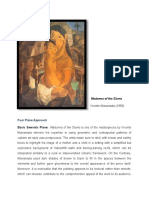 Four Plane Approach: Basic Semiotic Plane: Madonna of The Slums Is One of The Masterpieces by Vicente