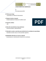 Plan de Estudios - Derecho - Inter (2010)