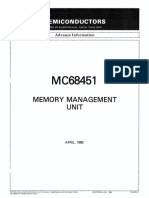 MC68451 Memory Management Unit Apr83