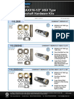 INTRAXX16-1/2" HSX Type Camshaft Hardware Kits