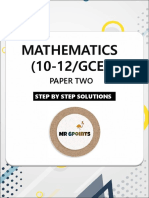 Math Paper 2 - MR 6points