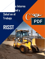 RISST - Reglamento Interno de Seguridad y Salud en El Trabajo