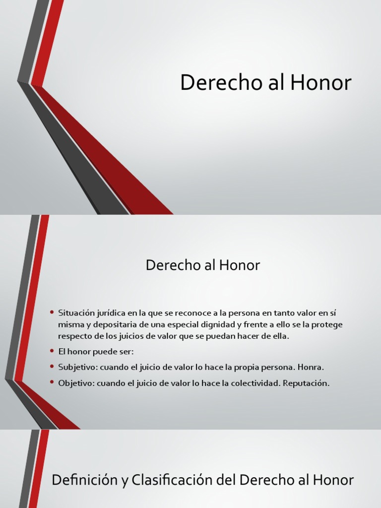Derecho Al Honor | PDF | Publicidad | Justicia