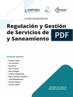 BROCHURE - RegulacionyGestiondeServiciosdeAguaySaneamiento - 2022