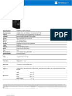 Optiplex MFF 3090: Specifications