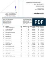 Presupuesto Frias