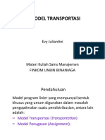 5 Model Transportasi