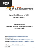 Specialist Diploma in WSH (WSHP Level C) : Competency Unit