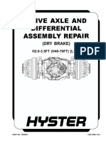 Drive Axle and Differential Assembly Repair: (Dry Brake)