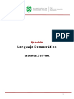 02 - Desarrollo Del Tema Lenguaje Democrático - F