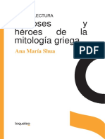 GUÍA DE LECTURA de DIOSES Y HÉROES DE MITOLOGIA.