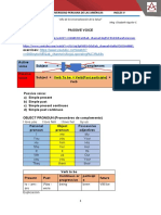 INGLES V. SEMANA 10. Passive Voice, Present Continuos