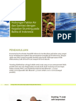 Hubungan Faktor Air Dan Sanitasi Dengan Kejadian Stunting