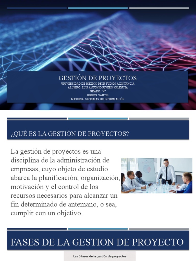 Fases Clave en Gestión de Proyectos | PDF | Planificación | Gestión de ...