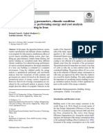 Paper - Interaction of Glazing Parameters, Climatic Condition