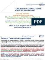 Precast Connection Lecture (Updates Till 24-10-18 IES)