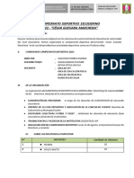 Bases de Campeonato Deportivo 2018