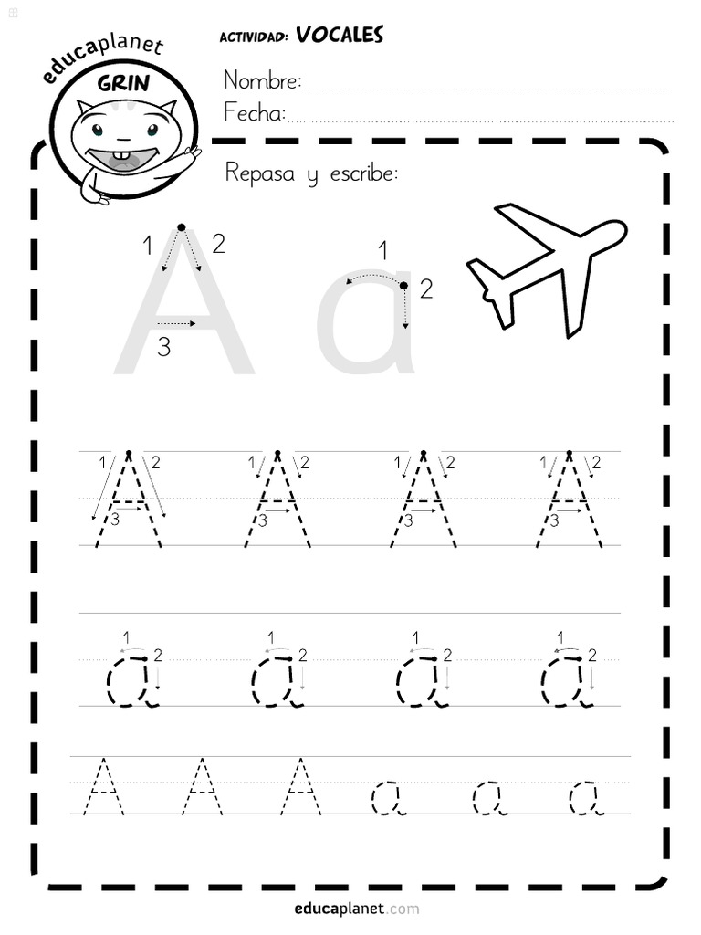 Vocales e | PDF | Artes del Lenguaje y Comunicación | Estudios de ...