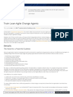 Train Lean-Agile Change Agents: The Need For A Powerful Coalition