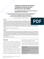 Avaliação fitoquímica e potencial cicatrizante do extrato de Jucá