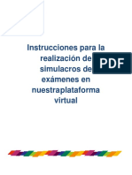 Instrucciones simulacros exámenes Cambridge