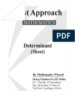 Determinant - Sheet