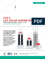 VLB-5 Led Solar Marine Beacon: Short-Range Lantern 2-5Nm at 0.74T