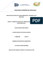 Peñaorozco - Clasificación de Politícas de Precios