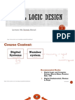 DLD-Lecture 4 Number System Conversion PDF