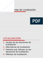 Decisiones de Localización