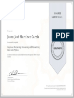Jason José Martínez García: Course Certificate