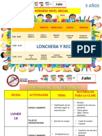 Programacion Semanal