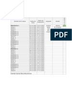 Plantilla Diagrama de Gantt