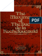 La Rouchefoucauld - MAXIMS (FitzGibbon)