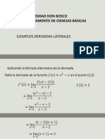 4 Derivadas Laterales (Ejemplo)