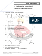 Chapter - Understanding Quadrilaterals: Topic - Diagonals of Polygons and Trapezium