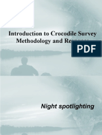 Introduction To Crocodile Survey Methodology and Response