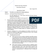 CBM Directive 9-2022 - Remittance Procedures For Trading - Eng